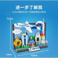 PANTASY 11033 TRUNG QUỐC SOUTHERN AIRLINES SÁNG TẠO QUẢNG CHÂU bộ đồ chơi xếp lắp ráp ghép mô hình Architecture Công Trình Kiến Trúc 300 khối