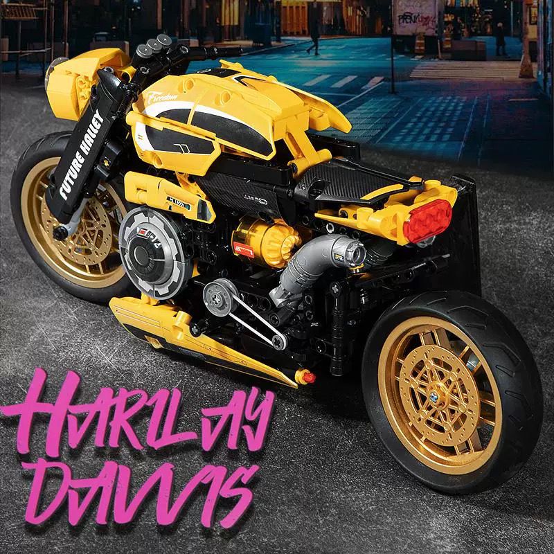 SHARP MODEL JIMULIANG PRODUCT 10538 XE MÁY CYBERPUNK 1:8 tỷ lệ 1:8 bộ đồ chơi xếp lắp ráp ghép mô hình Technic Kỹ Thuật Công Nghệ Cao Mô Hình Phương Tiện 679 khối