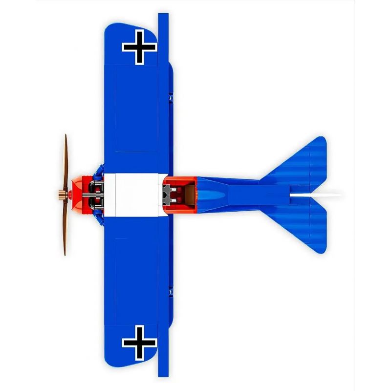 COBI 2994 FOCHIA D.VII tỷ lệ 1:32 bộ đồ chơi xếp lắp ráp ghép mô hình Military Army FOKKER D.VII Quân Sự Bộ Đội 255 khối