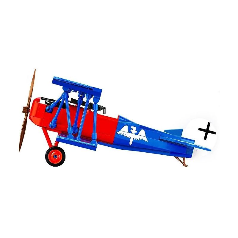 COBI 2994 FOCHIA D.VII tỷ lệ 1:32 bộ đồ chơi xếp lắp ráp ghép mô hình Military Army FOKKER D.VII Quân Sự Bộ Đội 255 khối