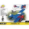 COBI 2994 FOCHIA D.VII tỷ lệ 1:32 bộ đồ chơi xếp lắp ráp ghép mô hình Military Army FOKKER D.VII Quân Sự Bộ Đội 255 khối