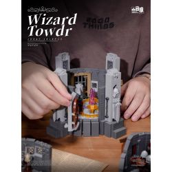 SMALL ANGLE JD047 THÁP PHÙ THỦY THỜI TRUNG CỔ bộ đồ chơi xếp lắp ráp ghép mô hình Medieval Castle WIZARD TOWDR Chiến Tranh Trung Cổ 1818 khối