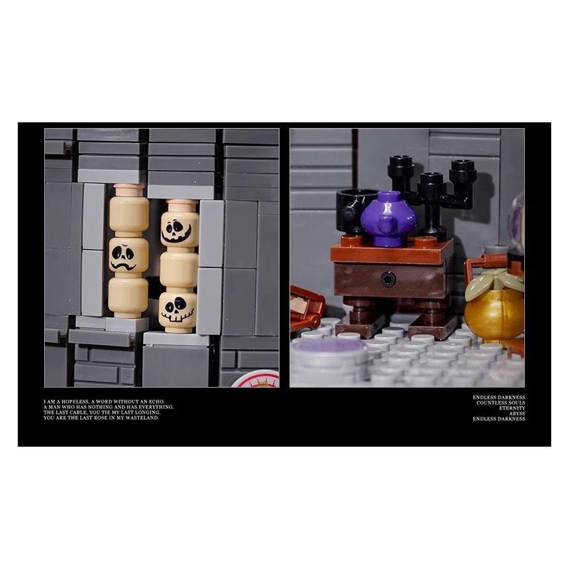 SMALL ANGLE JD047 THÁP PHÙ THỦY THỜI TRUNG CỔ bộ đồ chơi xếp lắp ráp ghép mô hình Medieval Castle WIZARD TOWDR Chiến Tranh Trung Cổ 1818 khối