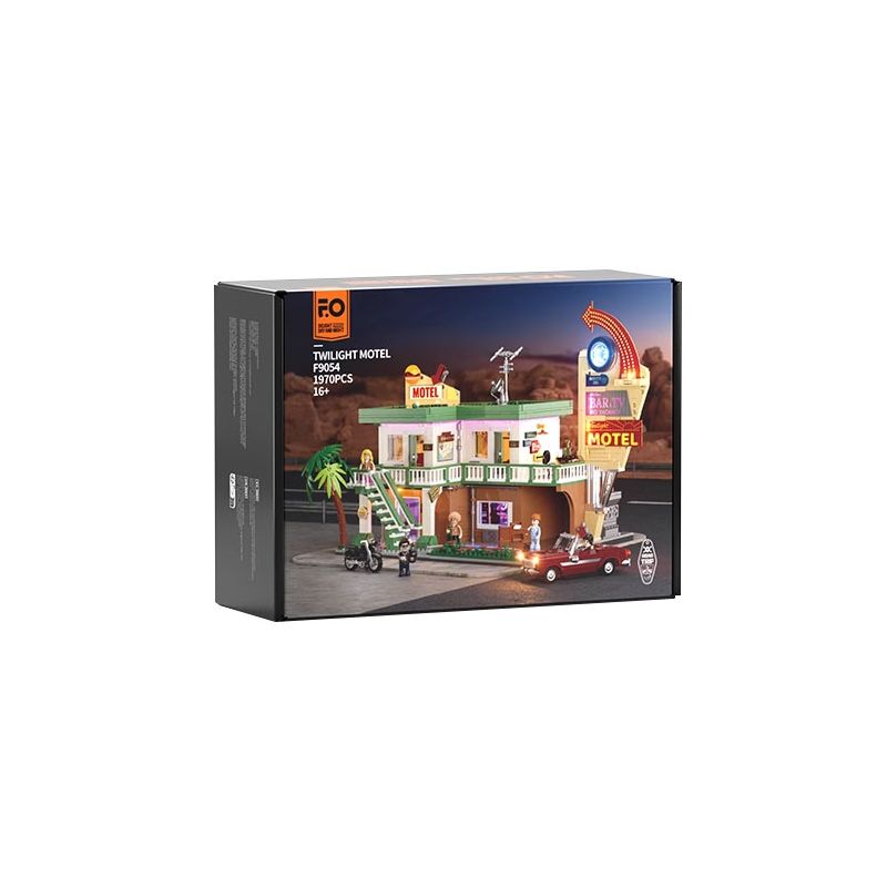  FunWhole F9054 Motel Xếp hình lắp ráp ghép mô hình Chuyến đi đường: Nhà nghỉ