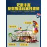 LUMIBRICKS FUNWHOLE F9054 9054 CHUYẾN ĐI ĐƯỜNG NHÀ NGHỈ bộ đồ chơi xếp lắp ráp ghép mô hình City MOTEL Thành Phố 1970 khối
