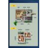 LUMIBRICKS FUNWHOLE F9054 9054 CHUYẾN ĐI ĐƯỜNG NHÀ NGHỈ bộ đồ chơi xếp lắp ráp ghép mô hình City MOTEL Thành Phố 1970 khối