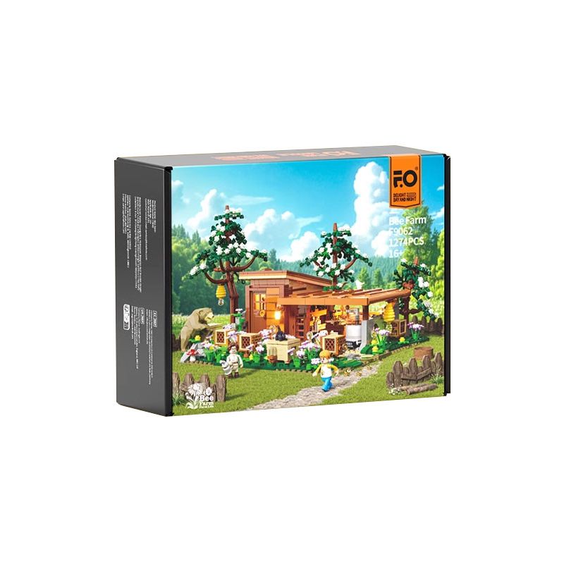  FunWhole F9062 Bee Farm Xếp hình lắp ráp ghép mô hình Cuộc sống nông trại: Beekeeper