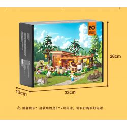 LUMIBRICKS FUNWHOLE F9062 9062 CUỘC SỐNG NÔNG TRẠI BEEKEEPER bộ đồ chơi xếp lắp ráp ghép mô hình City BEE FARM Thành Phố 1274 khối