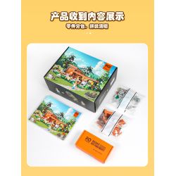 LUMIBRICKS FUNWHOLE F9062 9062 CUỘC SỐNG NÔNG TRẠI BEEKEEPER bộ đồ chơi xếp lắp ráp ghép mô hình City BEE FARM Thành Phố 1274 khối