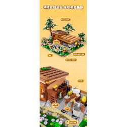 LUMIBRICKS FUNWHOLE F9062 9062 CUỘC SỐNG NÔNG TRẠI BEEKEEPER bộ đồ chơi xếp lắp ráp ghép mô hình City BEE FARM Thành Phố 1274 khối