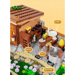 LUMIBRICKS FUNWHOLE F9062 9062 CUỘC SỐNG NÔNG TRẠI BEEKEEPER bộ đồ chơi xếp lắp ráp ghép mô hình City BEE FARM Thành Phố 1274 khối