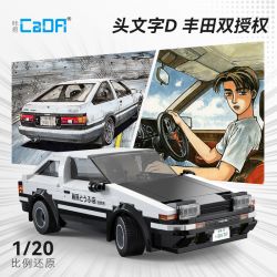 CADA DOUBLEE C51086 51086 CHỮ VIẾT TẮT D TOYOTA AE86 TRUENO tỷ lệ 1:20 bộ đồ chơi xếp lắp ráp ghép mô hình Racers Đua Tốc Độ 325 khối