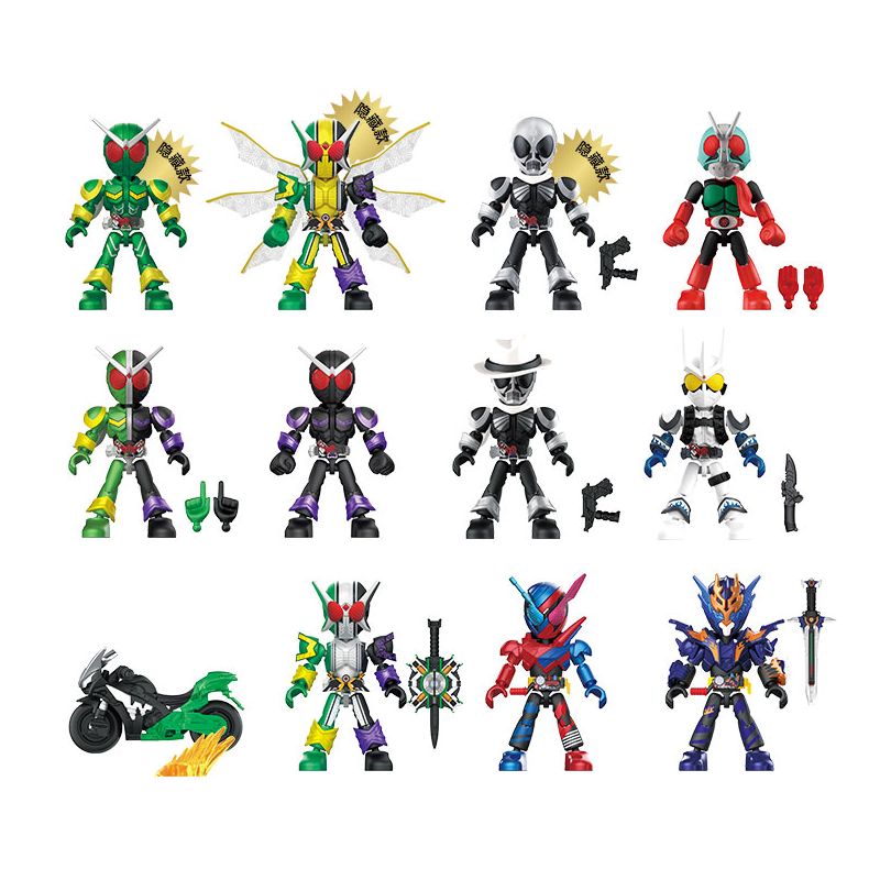 BLOKEES 74302 KAMEN RIDER STARLIGHT EDITION ĐỐI TÁC THỨ 2 bộ đồ chơi xếp lắp ráp ghép mô hình Movie & Game Phim Và Trò Chơi