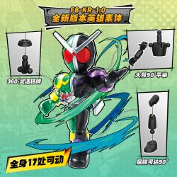 BLOKEES 74302 KAMEN RIDER STARLIGHT EDITION ĐỐI TÁC THỨ 2 bộ đồ chơi xếp lắp ráp ghép mô hình Movie & Game Phim Và Trò Chơi