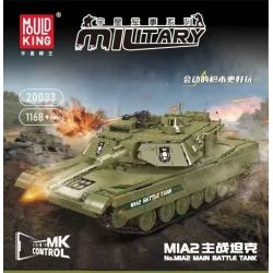 MouldKing 20033 Mould King 20033 XE TĂNG CHIẾN ĐẤU CHÍNH CỦA M1A2 bộ đồ chơi xếp lắp ráp ghép mô hình Military Army M1A2 MAIN BATTLE TANK Quân Sự Bộ Đội 1168 khối