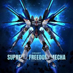 GUANJI BB808 MECHA TỰ DO TỐI CAO bộ đồ chơi xếp lắp ráp ghép mô hình Movie & Game SUPREME FREEDOM MECHA Phim Và Trò Chơi 7007 khối