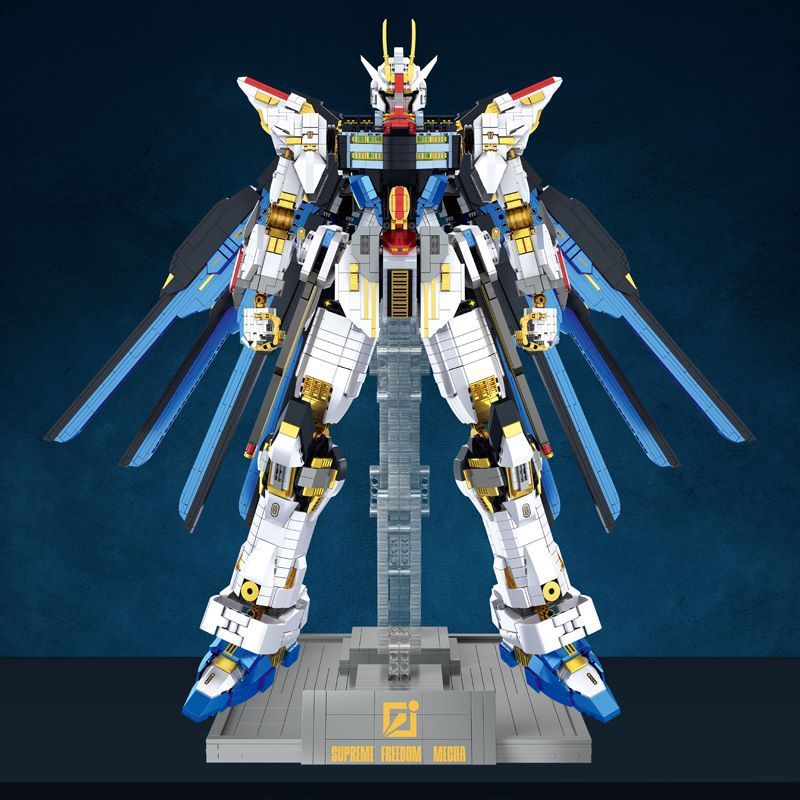 GUANJI BB808 MECHA TỰ DO TỐI CAO bộ đồ chơi xếp lắp ráp ghép mô hình Movie & Game SUPREME FREEDOM MECHA Phim Và Trò Chơi 7007 khối