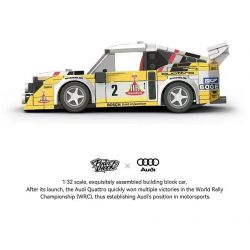PINBO PB8812 8812 ĐỘI ĐUA AUDI tỷ lệ 1:32 bộ đồ chơi xếp lắp ráp ghép mô hình Speed Champions Racing Cars Đua Xe Công Thức