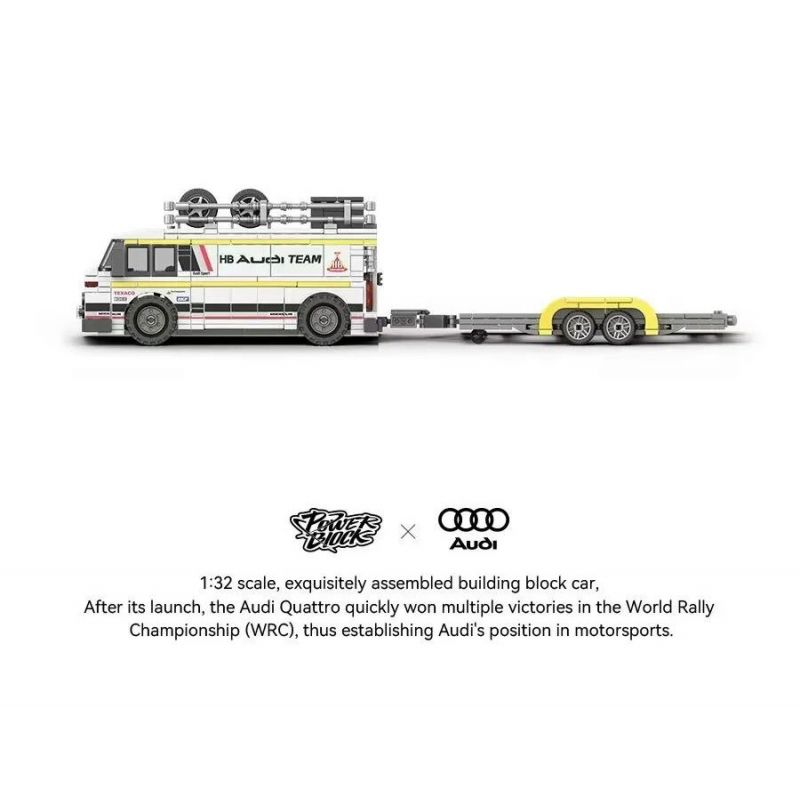 PINBO PB8812 8812 ĐỘI ĐUA AUDI tỷ lệ 1:32 bộ đồ chơi xếp lắp ráp ghép mô hình Speed Champions Racing Cars Đua Xe Công Thức