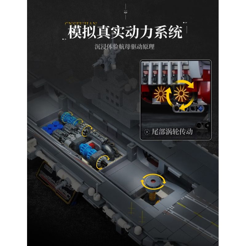 KEEPPLEY 23028 VŨ KHÍ QUAN TRỌNG NHẤT CỦA MỘT CƯỜNG QUỐC TÀU PHÚC KIẾN 1:669 tỷ lệ 1:669 bộ đồ chơi xếp lắp ráp ghép mô hình Military Army Quân Sự Bộ Đội 1621 khối