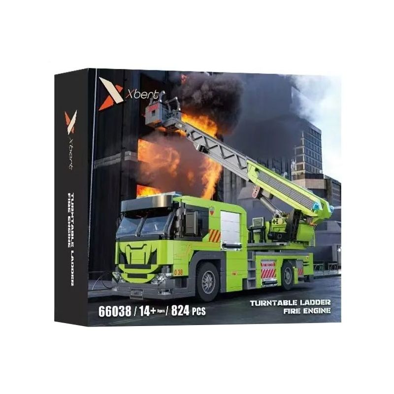 Xbert 66038 Turntable Ladder Fire Engine Xếp hình lắp ráp ghép mô hình Xe cứu hỏa Xbert 66038 Turntable Ladder Fire Engine Xếp hình lắp ráp ghép mô hình Xe cứu hỏa