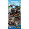 FORANGE FC3329 3329 ĐỘI HÀNH ĐỘNG SWAT 4 KẾT HỢP bộ đồ chơi xếp lắp ráp ghép mô hình City SWAT ACTION TEAM Thành Phố 1048 khối
