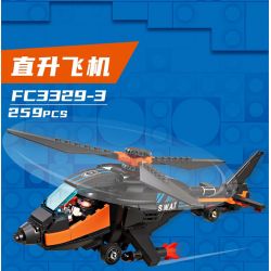 FORANGE FC3329 3329 ĐỘI HÀNH ĐỘNG SWAT 4 KẾT HỢP bộ đồ chơi xếp lắp ráp ghép mô hình City SWAT ACTION TEAM Thành Phố 1048 khối