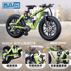 ZHEGAO 941024 4 CHIẾC XE ĐẠP LEO NÚI bộ đồ chơi xếp lắp ráp ghép mô hình Technic Kỹ Thuật Công Nghệ Cao Mô Hình Phương Tiện
