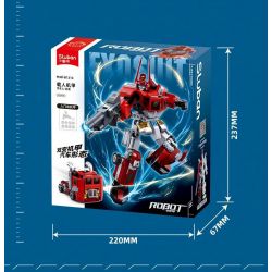 SLUBAN M38-B1313 B1313 1313 M38B1313 38-B1313 MECH VÕ THUẬT BOMB NGƯỜI THỨ NĂM CỦA CON RỒNG ĐỎ Ô TÔ bộ đồ chơi xếp lắp ráp ghép mô hình 260 khối