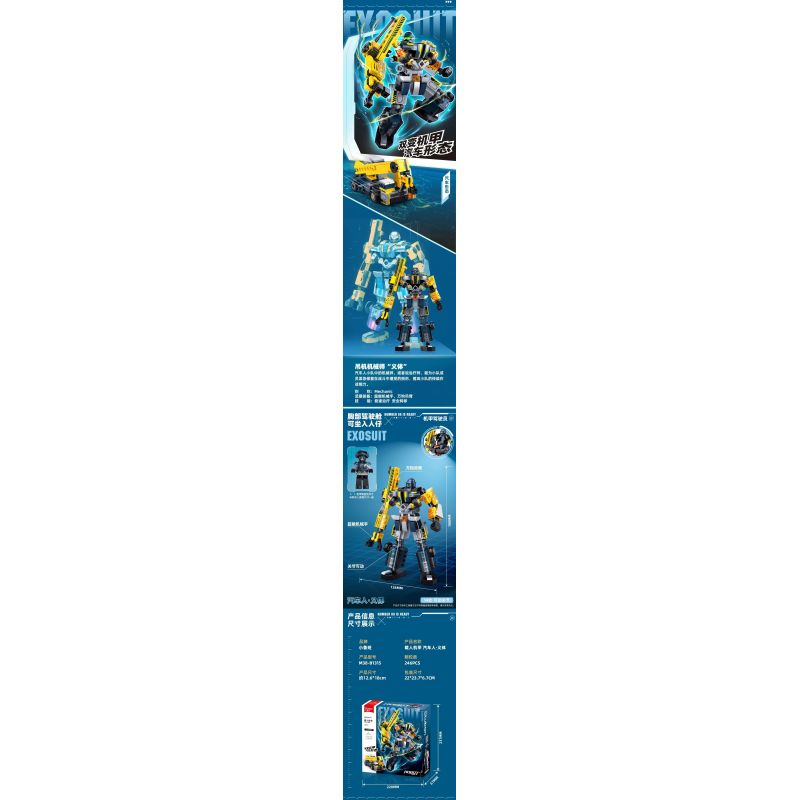 SLUBAN M38-B1315 B1315 1315 M38B1315 38-B1315 MECH MASTER MUSNED MEN BOMB FIFTH CHÍNH NGHĨA Ô TÔ bộ đồ chơi xếp lắp ráp ghép mô hình 246 khối