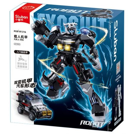SLUBAN M38-B1316 B1316 1316 M38B1316 38-B1316 PHIÊN BẢN THỨ NĂM CỦA MECHA CÓ NGƯỜI LÁI DIVISION AUTOBOT SHERIFF bộ đồ chơi xếp lắp ráp ghép mô hình 247 khối