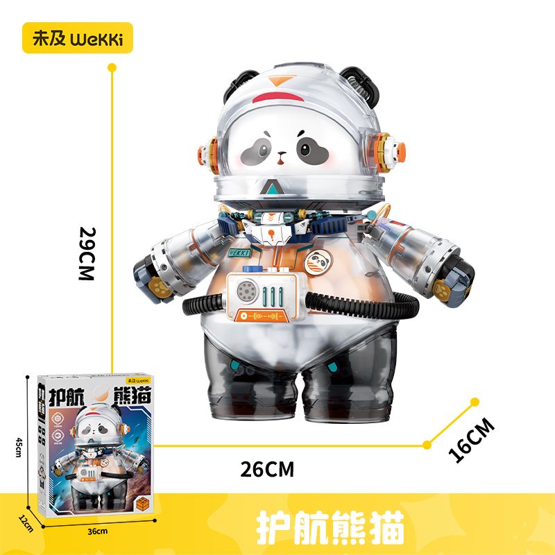 WEKKI 506508 MECHA PANDA SỐ 002 HỘ TỐNG GẤU TRÚC bộ đồ chơi xếp lắp ráp ghép mô hình