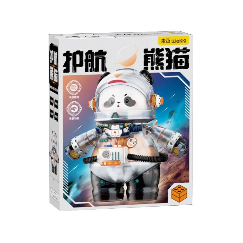 WEKKI 506508 MECHA PANDA SỐ 002 HỘ TỐNG GẤU TRÚC bộ đồ chơi xếp lắp ráp ghép mô hình