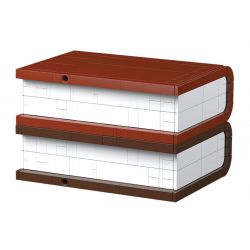 MorkModel 028007 Mork Model 028007 CÀI ĐẶT SÁCH NHẠC CỤ bộ đồ chơi xếp lắp ráp ghép mô hình Arts & Crafts MUSICAL INSTRUMENT BOOKEND 1520 khối