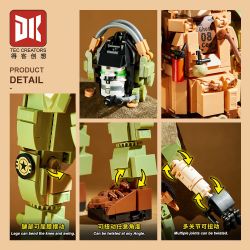 DK 2011 HÀNH ĐỘNG NHIỆM VỤ CẢNH SÁT MA 2 bộ đồ chơi xếp lắp ráp ghép mô hình Movie & Game THE GHOST COP Phim Và Trò Chơi 798 khối