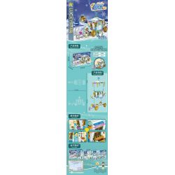 LUCKY STAR 30005 LÂU ĐÀI YCE VÀ SNOW PALACE bộ đồ chơi xếp lắp ráp ghép mô hình Girl Con Gái