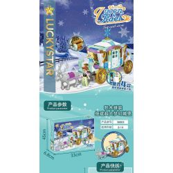 LUCKY STAR 30005 LÂU ĐÀI YCE VÀ SNOW PALACE bộ đồ chơi xếp lắp ráp ghép mô hình Girl Con Gái