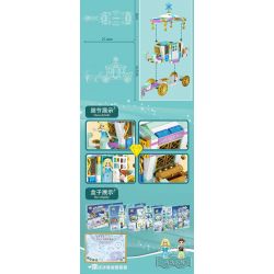 LUCKY STAR 30005 LÂU ĐÀI YCE VÀ SNOW PALACE bộ đồ chơi xếp lắp ráp ghép mô hình Girl Con Gái