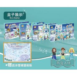 LUCKY STAR 30006 CUNG ĐIỆN FROZEN LÂU ĐÀI MƠ ƯỚC bộ đồ chơi xếp lắp ráp ghép mô hình Girl Con Gái