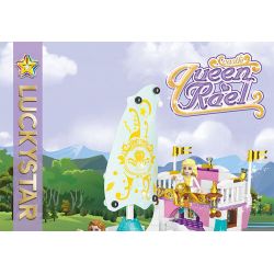 LUCKY STAR 30001 CUNG ĐIỆN BĂNG VÀ SNOW PALACE DREAM LÂU ĐÀI THUYỀN bộ đồ chơi xếp lắp ráp ghép mô hình Girl Con Gái