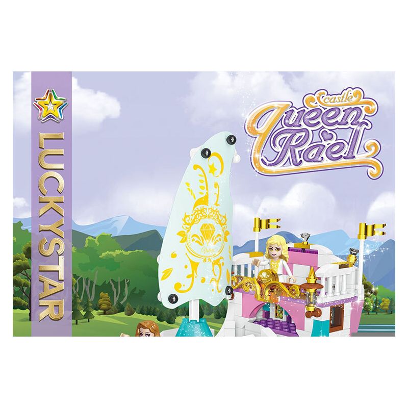 LUCKY STAR 30001 CUNG ĐIỆN BĂNG VÀ SNOW PALACE DREAM LÂU ĐÀI THUYỀN bộ đồ chơi xếp lắp ráp ghép mô hình Girl Con Gái