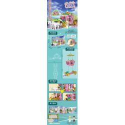 LUCKY STAR 30002 CUNG ĐIỆN BĂNG TUYẾT LÂU ĐÀI TRONG MƠ XE NGỰA bộ đồ chơi xếp lắp ráp ghép mô hình Girl Con Gái