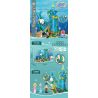 LUCKY STAR 30010 ĐỘNG VẬT BIỂN CUNG ĐIỆN DƯỚI NƯỚC bộ đồ chơi xếp lắp ráp ghép mô hình Girl Con Gái