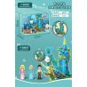 LUCKY STAR 30010 ĐỘNG VẬT BIỂN CUNG ĐIỆN DƯỚI NƯỚC bộ đồ chơi xếp lắp ráp ghép mô hình Girl Con Gái