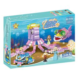 LUCKY STAR 30011 ĐỘNG VẬT BIỂN CUNG ĐIỆN DƯỚI NƯỚC OCTOPUS bộ đồ chơi xếp lắp ráp ghép mô hình Girl Con Gái
