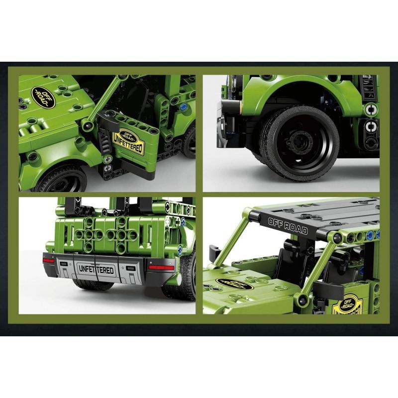 70007 ĐIỀU KHIỂN TỪ XA XE ĐỊA HÌNH LAND ROVER bộ đồ chơi xếp lắp ráp ghép mô hình Technic Kỹ Thuật Công Nghệ Cao Mô Hình Phương Tiện 353 khối