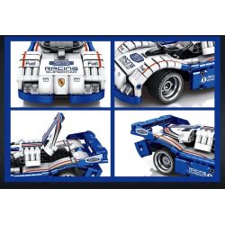 70008 ĐIỀU KHIỂN TỪ XA PORSCHE bộ đồ chơi xếp lắp ráp ghép mô hình Technic Kỹ Thuật Công Nghệ Cao Mô Hình Phương Tiện 310 khối