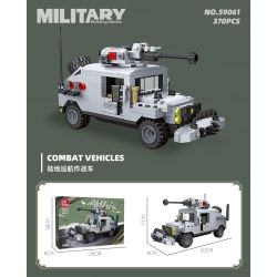 JIESTAR 59061 XE CHIẾN ĐẤU HÀNH TRÌNH TRÊN ĐẤT LIỀN bộ đồ chơi xếp lắp ráp ghép mô hình Military Army COMBAT VEHICLES Quân Sự Bộ Đội 370 khối
