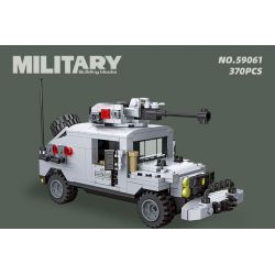 JIESTAR 59061 XE CHIẾN ĐẤU HÀNH TRÌNH TRÊN ĐẤT LIỀN bộ đồ chơi xếp lắp ráp ghép mô hình Military Army COMBAT VEHICLES Quân Sự Bộ Đội 370 khối