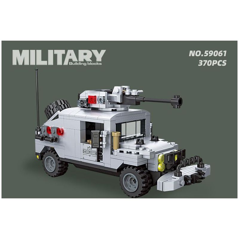 JIESTAR 59061 XE CHIẾN ĐẤU HÀNH TRÌNH TRÊN ĐẤT LIỀN bộ đồ chơi xếp lắp ráp ghép mô hình Military Army COMBAT VEHICLES Quân Sự Bộ Đội 370 khối